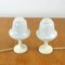Lampade da tavolo in vetro opalino bianco di Opp Jihlava, anni '60, set di 2, Immagine 9