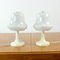 White Opaline Glass Table Lamps from Opp Jihlava, 1960s, Set of 2 1