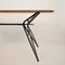 Mid-Century Italian Dining Table in Black Lacquered Metal and Formica, 1952, Image 6