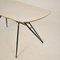 Mid-Century Italian Dining Table in Black Lacquered Metal and Formica, 1952 2