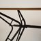 Mid-Century Italian Dining Table in Black Lacquered Metal and Formica, 1952, Image 8