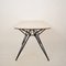 Mid-Century Italian Dining Table in Black Lacquered Metal and Formica, 1952, Image 5