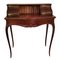 Antique Desk with Extandable Writing Wood and Drawers, Image 1