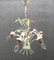 Hollywood Regency Floral Chandelier, 1970s, Image 1