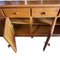 Vintage Spanish Pine Side Table with Drawers and Doors, Image 3