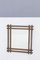 Specchio da parete in legno geometrico attribuito a Ettore Sottsass, anni '70, Immagine 1