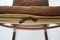 Cognacbrauner Vintage Siesta Stuhl & Fußhocker aus Leder von Ingmar Relling für Westnofa, 1960er, 2er Set 11