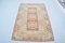 Burnt Orange and Beige Faded Neutral Area Rug 1