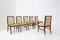 Chairs in Yellow Velvet attributed to Edward J. Wormley, 1950s, Set of 6 1