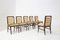 Stühle aus gelbem Samt, Edward J. Wormley zugeschrieben, 1950er, 6er Set 1
