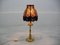 Lámpara de mesa vintage en dorado, años 70, Imagen 6