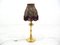 Vintage Table Lamp in Gold, 1970s, Image 1