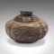 Petit Pot Antique à Couvercle Sculpté, Chine, 1900s 3