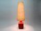 Große Space Age Stehlampe aus Roter Keramik, 1960er 13
