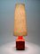 Large Space Age Floor Lamp in Red Ceramic, 1960s 12