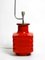 Large Space Age Floor Lamp in Red Ceramic, 1960s, Image 15