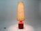 Large Space Age Floor Lamp in Red Ceramic, 1960s 2