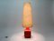 Large Space Age Floor Lamp in Red Ceramic, 1960s, Image 2