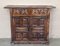 20th Century Spanish Carved Walnut Tuscan Credenza with Two Drawers, 1890s 3