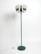 Metal Floor Lamp with Ice Glass Shades in Forest Green from Kaiser, 1960s 19