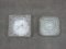 Wall Lights in Glass, 1970s, Set of 2, Image 1