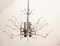 Lámpara de araña de vidrio de Carlo Nason para Mazzega, años 60, Imagen 8