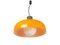 Lampe à Suspension en Verre de Murano Orange par Alessandro Pianon pour Vistosi, 1961 1