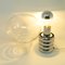 Lampada da tavolo Bulb in vetro con base cromata di Ingo Maurer per Design M, anni '60, Immagine 5