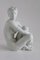 Figurine de Femme Assise Collection Rose Classique par Fritz Klimsch pour Rosenthal Allemagne 1