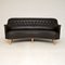 Swedish Leather Sams Sofa by Carl Malmsten, 1970s, Image 2