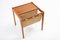 Teak Side Table with Magazine Holder by BRDR Furbo, Denmark, 1960s, Image 8