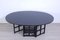 Modern Band Oval Table in Black Dye Beech, 1990s 5