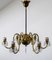 Art Deco Ceiling Lamp from Lobmeyr, 1940s 4