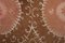 Faded Brown and Pink Suzani Table Cloth 6