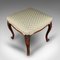 English Walnut Dressing Stool, 1840s 6