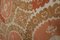 Large Vintage Suzani Bedspread in Neutral Color, Samarkand 6