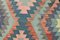 Alfombra Kilim turca vintage grande, años 70, Imagen 6