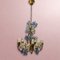 Blue Murano Glass Flower Chandelier, 1960s 6