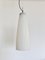 Lampada Mid-Century lunga in vetro bianco latte, Italia, anni '70, Immagine 11