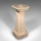 English Garden Bird Bath Pedestal in Stone, 1910s, Image 1