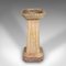 English Garden Bird Bath Pedestal in Stone, 1910s, Image 4