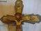 Pre-War Brass Hanging Cross, 1920s 7