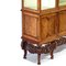 19th Century Display Bookcase Cabinet in Burl Walnut 6