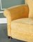 Sofá y sillones Club victorianos de tela beige. Juego de 3, Imagen 13