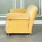 Victorian Countryhouse Sofa and Club Chairs in Beige Fabric, Set of 3 18
