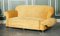 Victorian Countryhouse Sofa and Club Chairs in Beige Fabric, Set of 3, Image 20