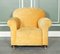 Victorian Countryhouse Sofa and Club Chairs in Beige Fabric, Set of 3, Image 6