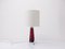 Lampada da tavolo rosso rubino di Carl Fagerlunf per Orrefors, Immagine 1