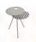 Side Table in Houndstooth Pattern and Grey by Tokyostory Creative Bureaau 2