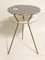 Tavolfiore Side Table in Stripes Pattern and White by Tokyostory Creative Bureau 1